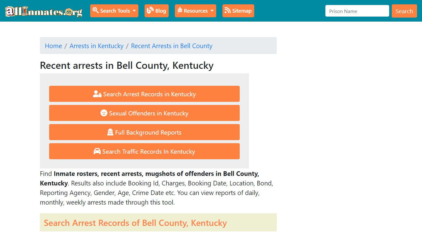 Recent arrests in Bell County, Kentucky | Mugshots, Rosters, Inmates ...